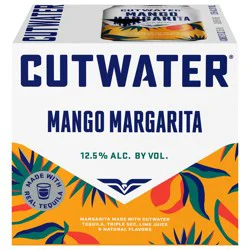 Cutwater Spirits Mango Margarita 4 -12 fl oz Cans