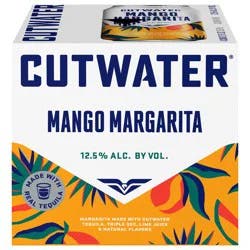 Cutwater Spirits Mango Margarita 4 -12 fl oz Cans