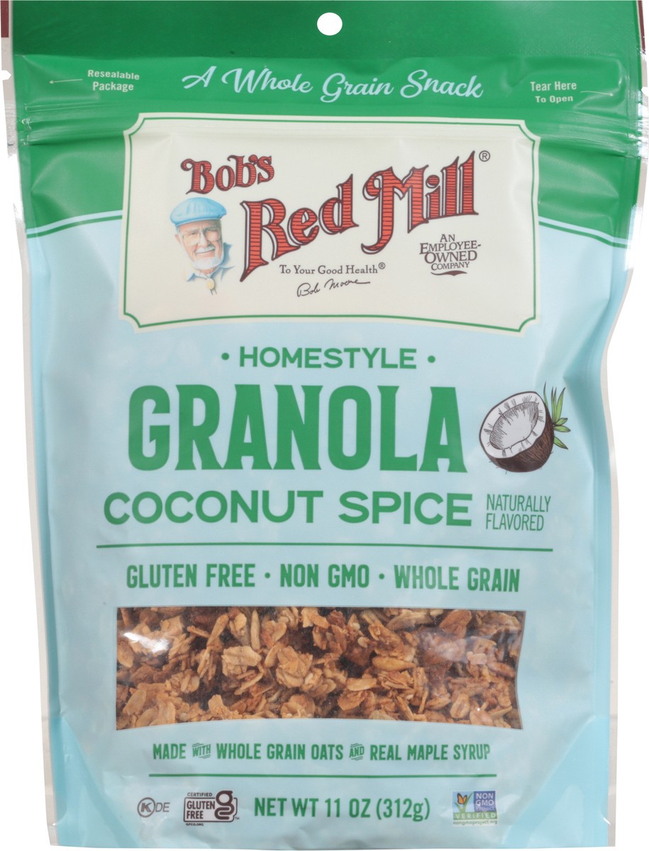 slide 6 of 9, Bob's Red Mill Homestyle Coconut Spice Granola 11 oz, 11 oz