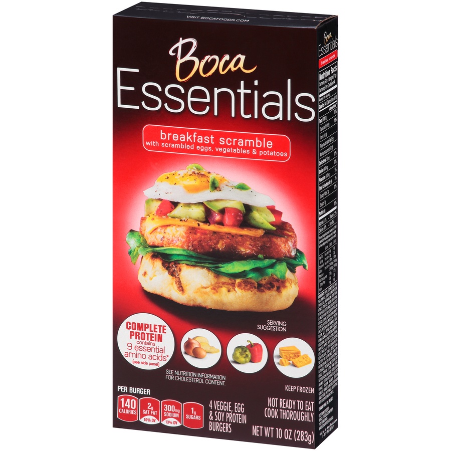 slide 3 of 9, BOCA Essentials Breakfast Scramble, 10 oz