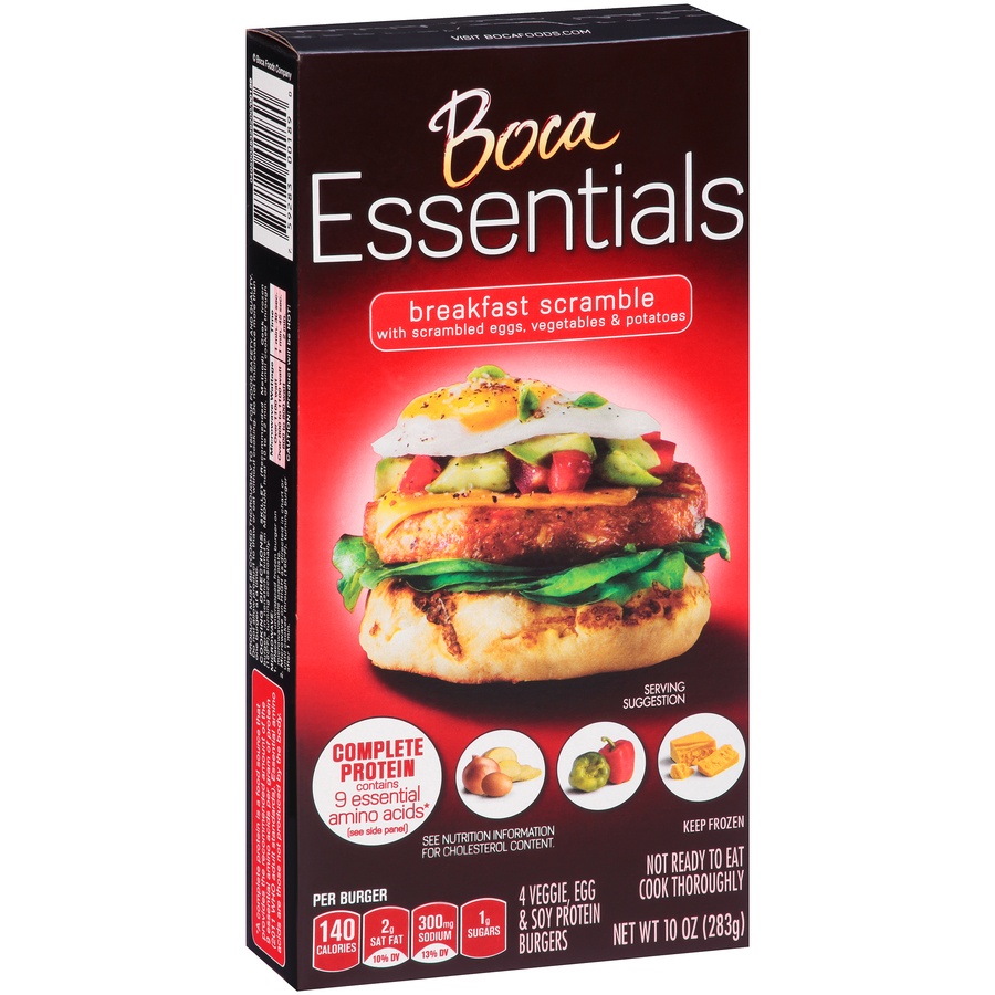 slide 4 of 9, BOCA Essentials Breakfast Scramble, 10 oz
