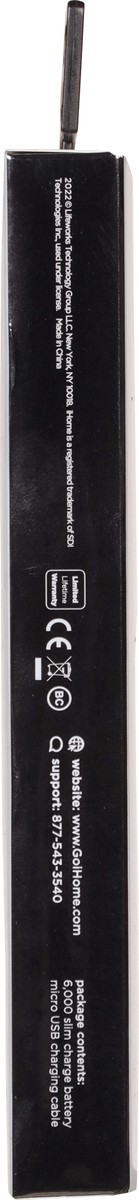 slide 8 of 9, iHome Power 6,000 mah Slim Charge Portable Battery 1 ea, 1 ct