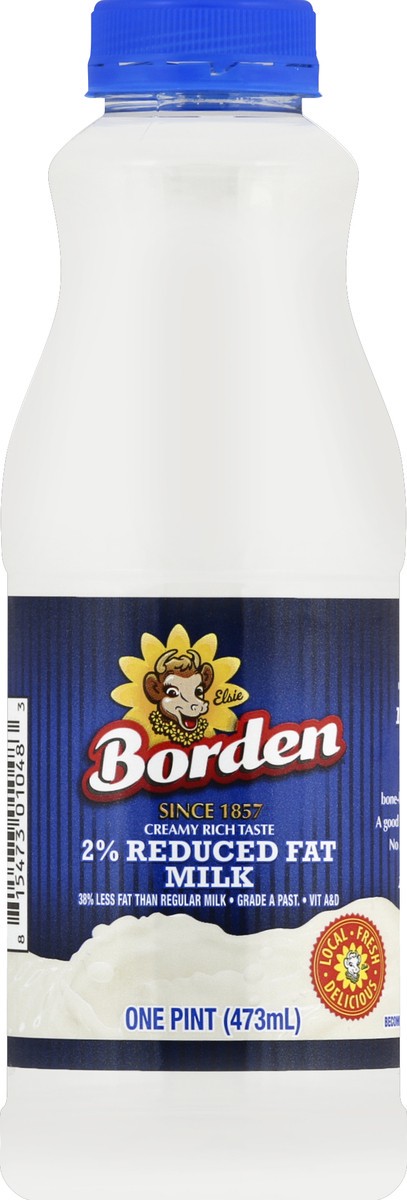 slide 5 of 6, Borden 2% Milk 16Oz, 1 pint