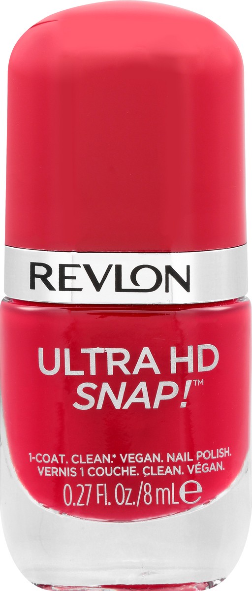 slide 6 of 9, Revlon Ultra HD Snap! Cherry on Top 030 Nail Polish 0.27 oz, 0.27 oz