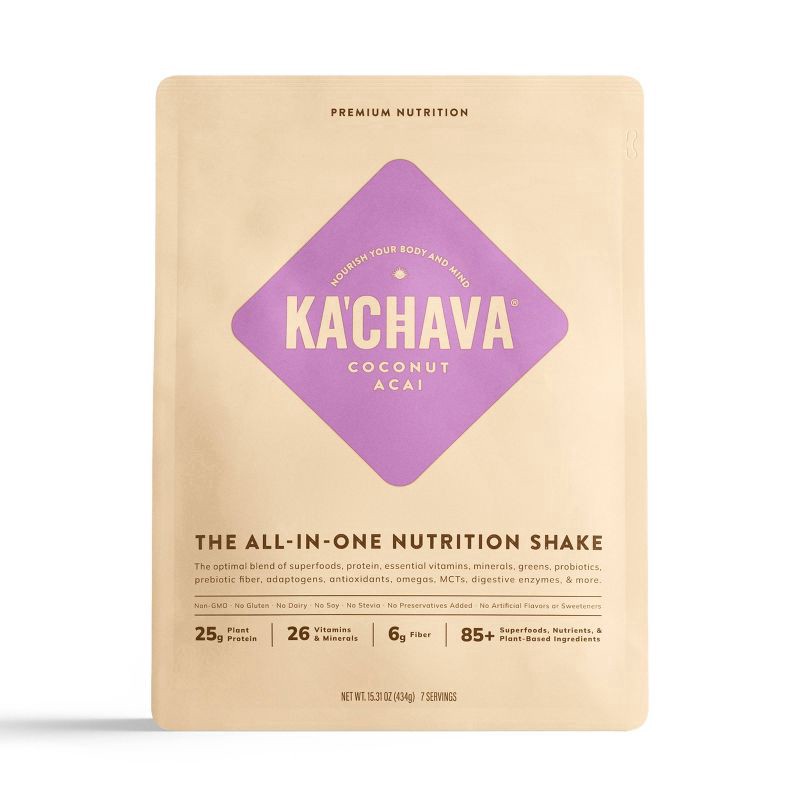 slide 1 of 6, Ka'Chava All-In-One Nutrition Shake - Coconut Acai - 15.31 oz, 15.31 oz