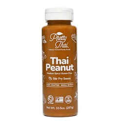 Pretty Thai Gluten-Free Medium Spicy! Thai Peanut Stir Fry Sauce 10.5 oz