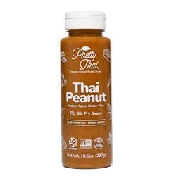 Pretty Thai Gluten-Free Medium Spicy! Thai Peanut Stir Fry Sauce 10.5 oz