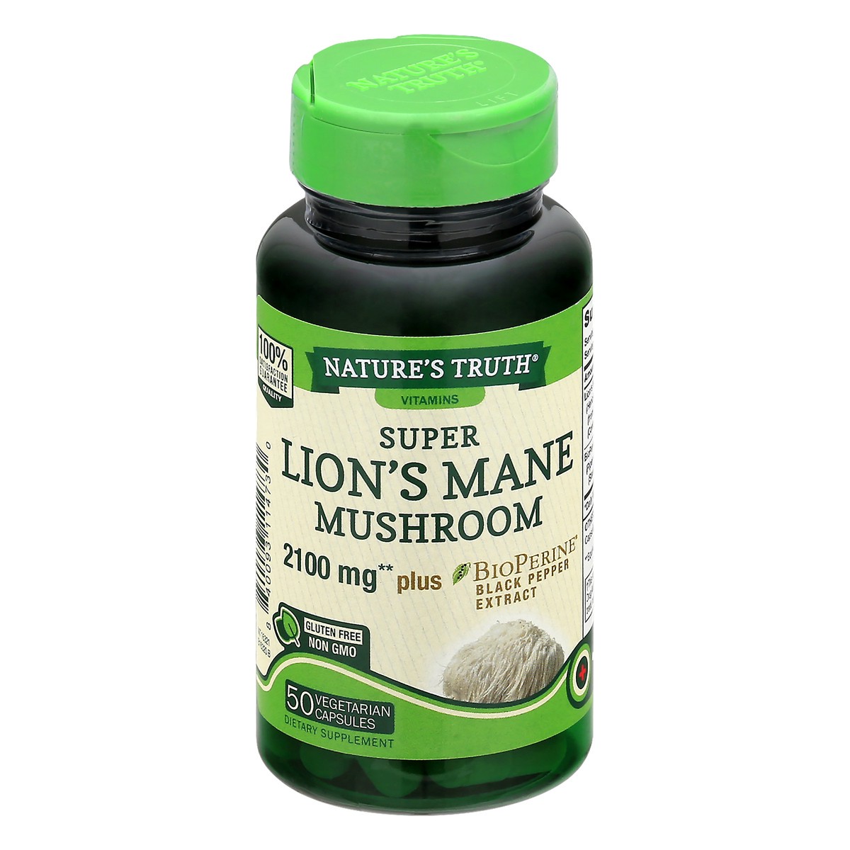 slide 10 of 10, Nature's Truth Lions Mane Mushroom, 50 ct