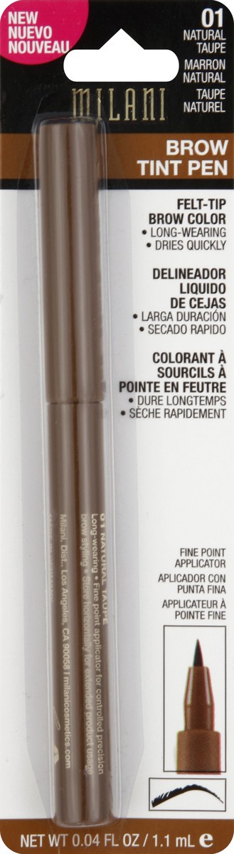 slide 3 of 3, Milani Brow Tint Pen 0.04 oz, 0.04 oz