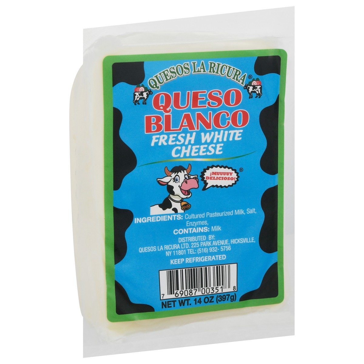 slide 2 of 11, Quesos La Ricura La Ricura Queso Blanco Cheese 14 Ounces, 14 oz