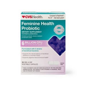 slide 1 of 1, CVS Health Feminine Health Probiotic Capsules, 30 Ct, 1 ct
