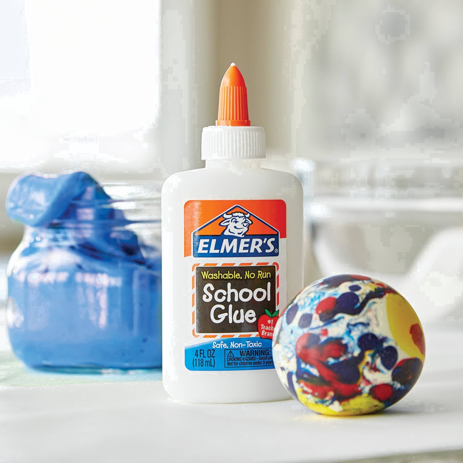 slide 125 of 211, Elmer's 4oz Washable School Glue - White, 4 oz