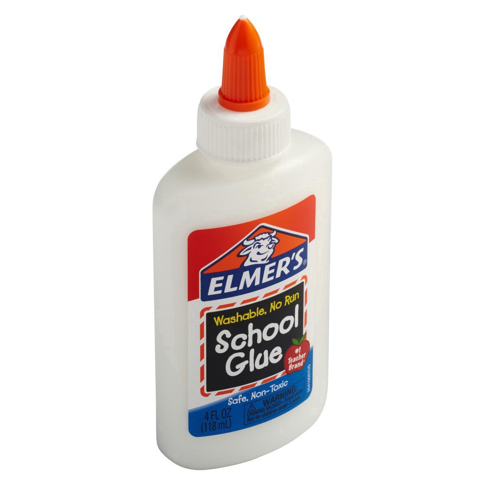 slide 210 of 211, Elmer's 4oz Washable School Glue - White, 4 oz