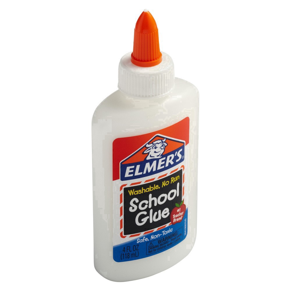 slide 24 of 211, Elmer's 4oz Washable School Glue - White, 4 oz