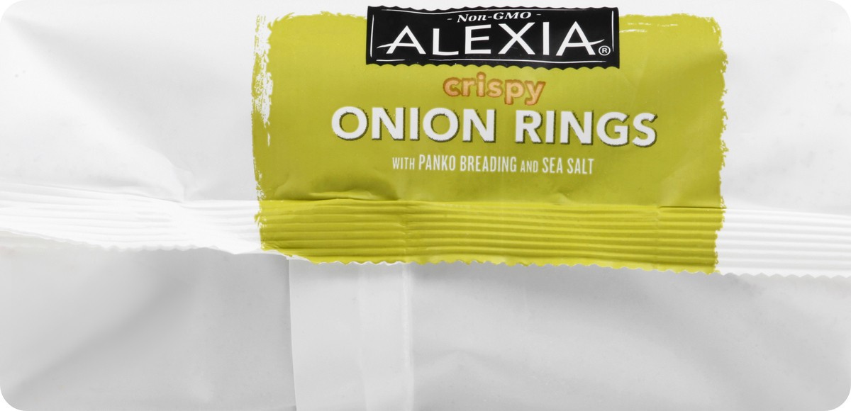 slide 6 of 12, Alexia® frozen crispy onion rings with panko breading and sea salt, 14 oz