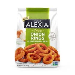 Alexia Onion Rings, with Panko Breading & Sea Salt, Crispy