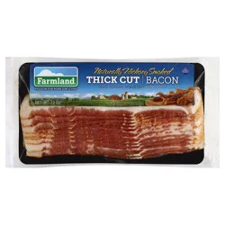 Farmland Naturally Hickory Smoked Thick Cut Bacon, 12 oz