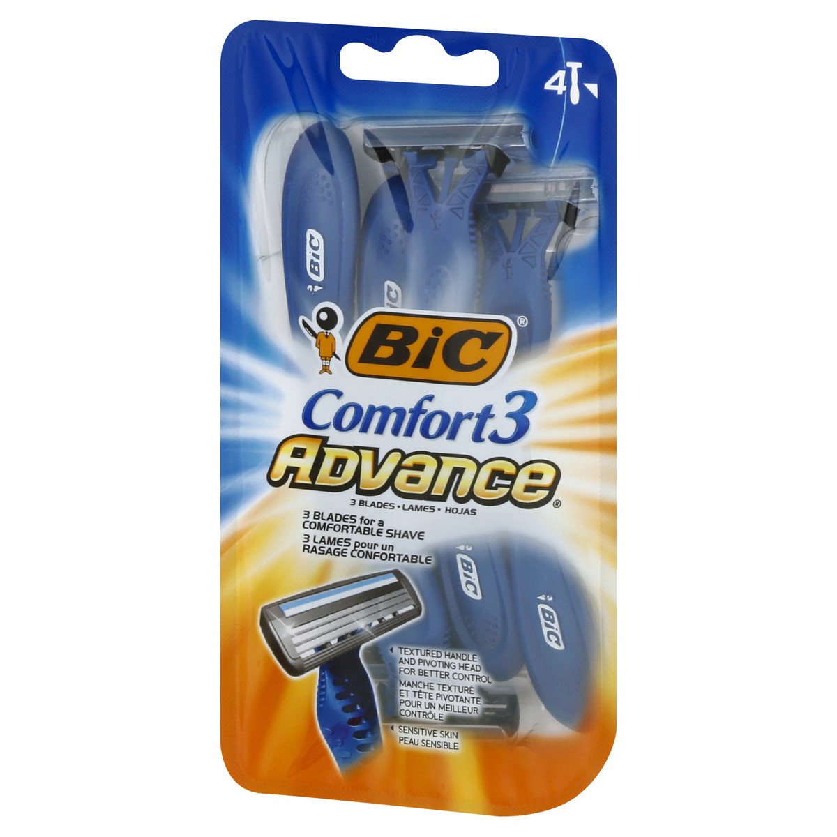 slide 5 of 11, Bic Razors, 4 ct