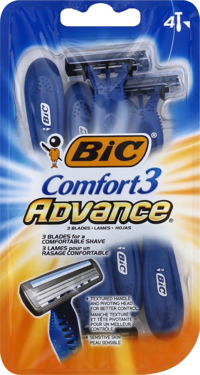 slide 6 of 11, Bic Razors, 4 ct