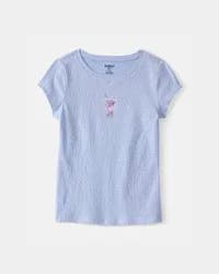 Oshkosh Girls Boba Tea Ruched Top - Blue - Size 8