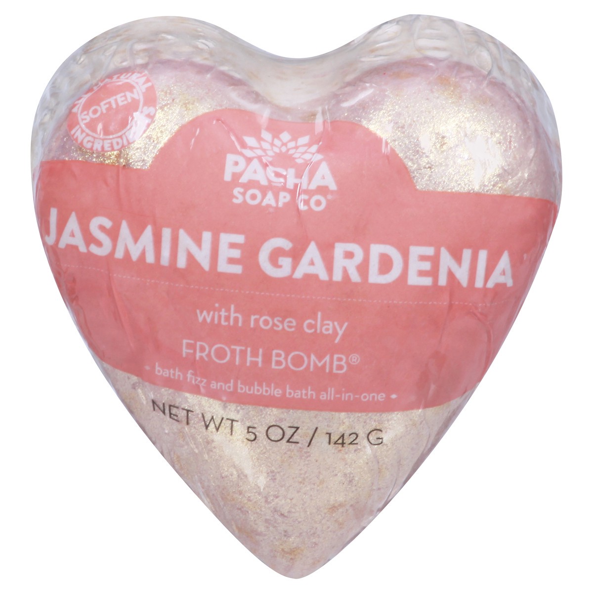 slide 10 of 10, Pacha Soap Co. Jasmine Gardenia Froth Bomb, 1 ct