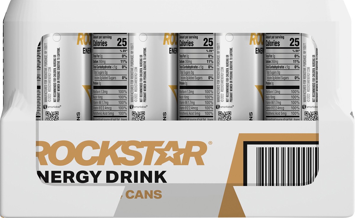 slide 7 of 9, Rockstar Energy Rockstar Sugar-Free Diet Energy Drink, 16 oz