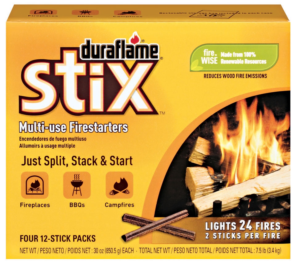 slide 1 of 1, Duraflame Stix Multi-use Firestarters, 4 pk; 12 ct