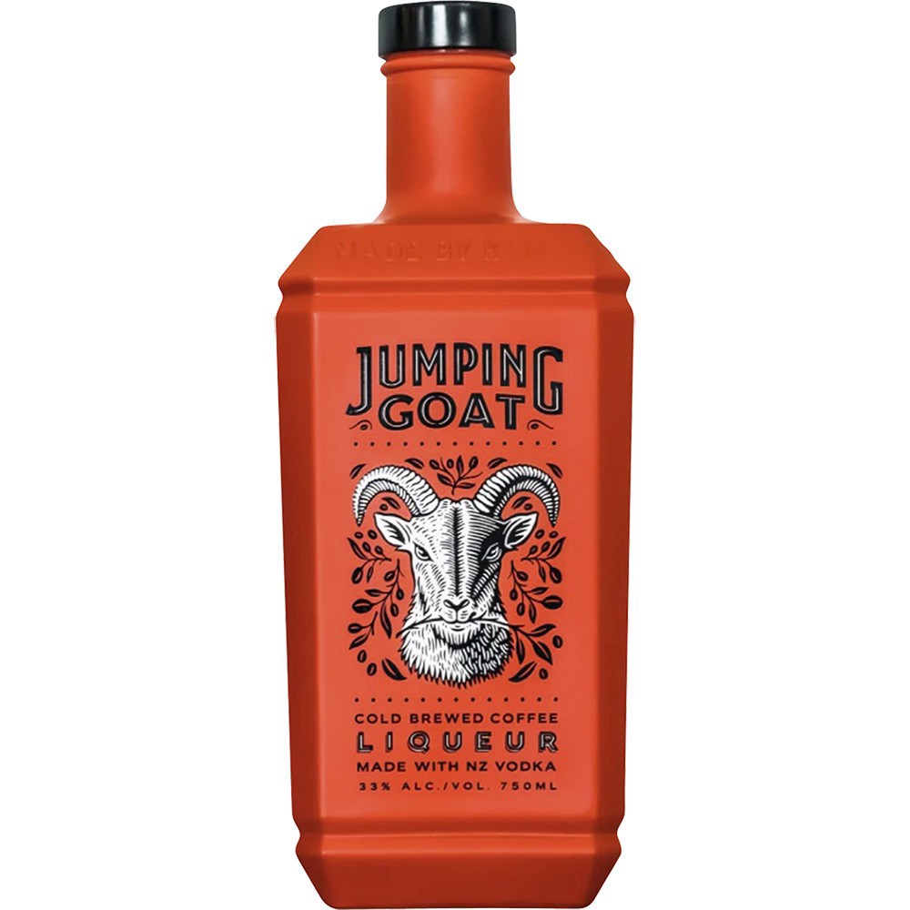 slide 1 of 1, Jumping Goat Coffee Vodka Liqueur, 750 ml