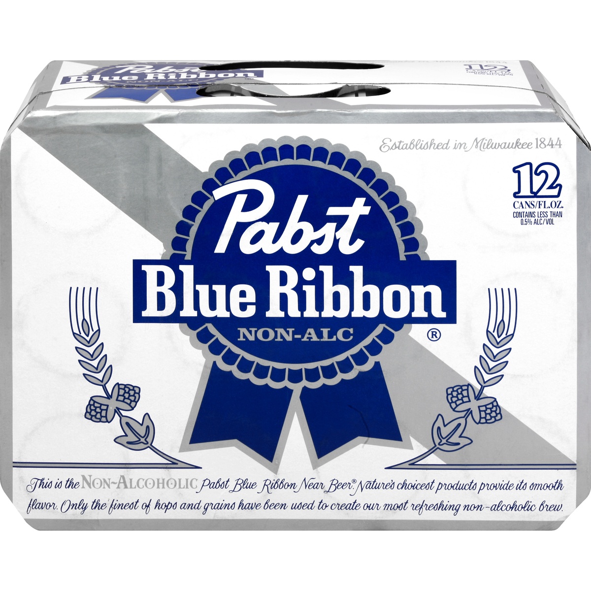 slide 1 of 1, Pabst Beer, Near, Non-Alcoholic, 12 Pack, 12 ct