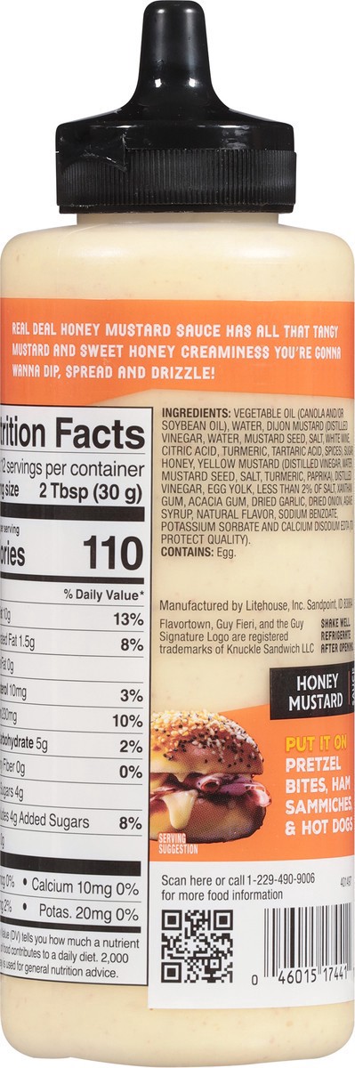 slide 10 of 12, Guy Fieri's Flavortown Honey Mustard Sauce, 12.5 oz, 12.5 oz