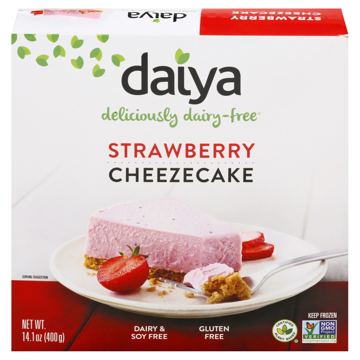 slide 1 of 9, Daiya Strawberry Cheezecake 14.1 oz, 14.1 oz
