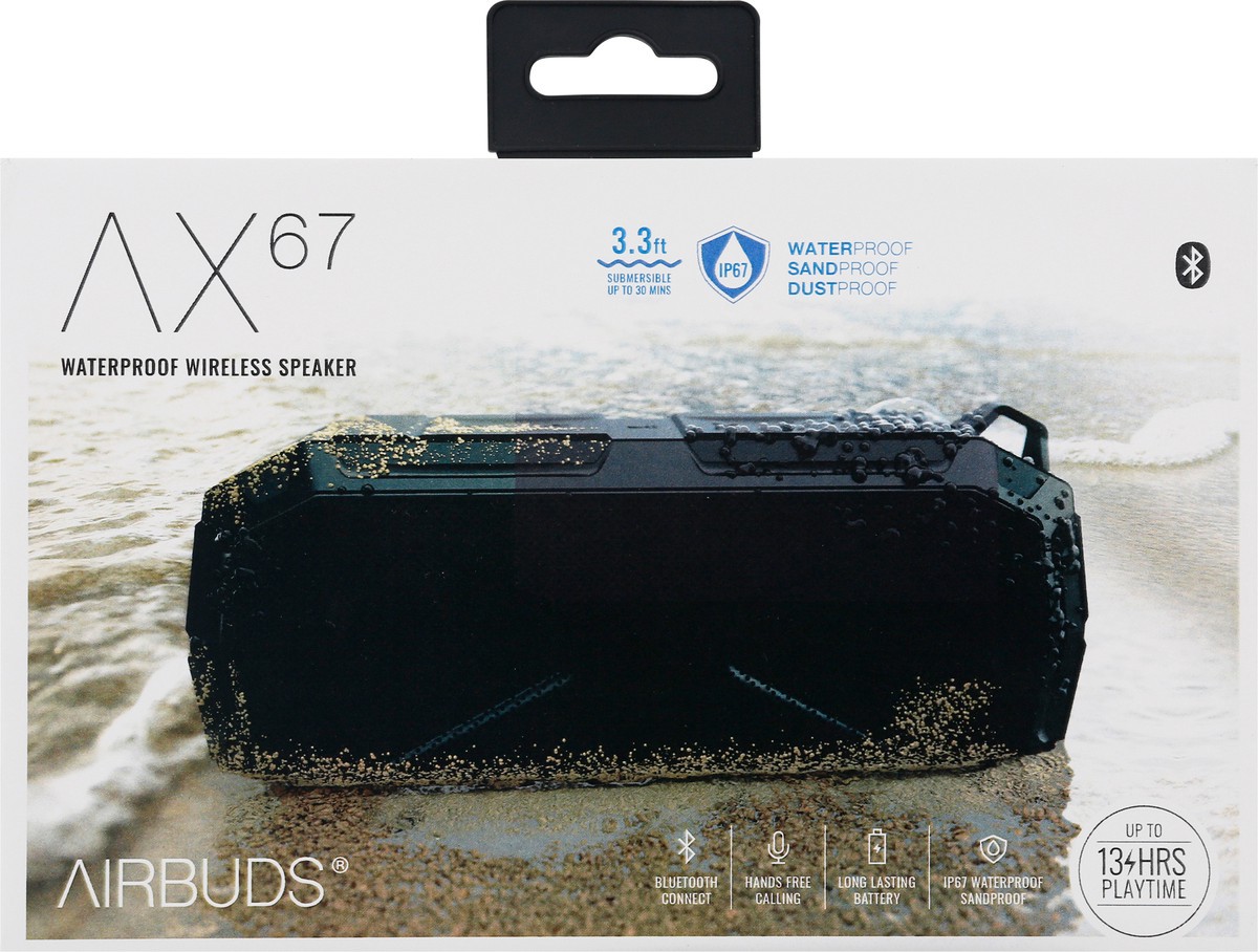 slide 9 of 9, Airbuds AX67 Waterproof Wireless Speaker 1 ea Box, 1 ct