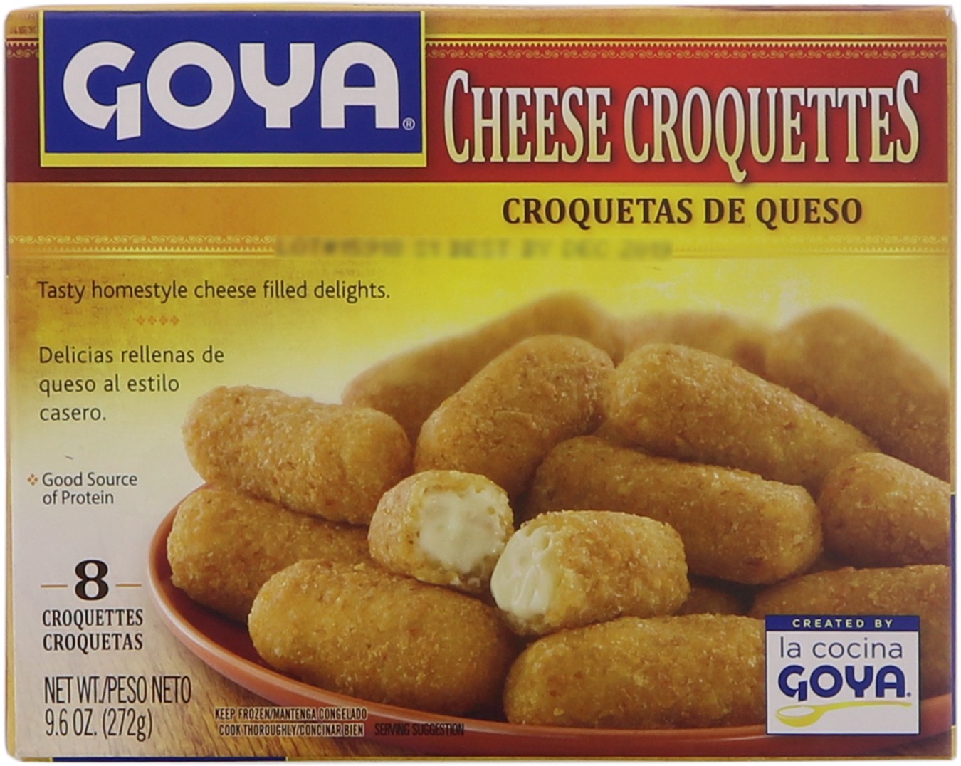slide 1 of 1, Goya Cheese Croquettes, 9.6 oz
