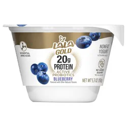 LALA Gold Non Fat Blueberry 20g Protein Yogurt
