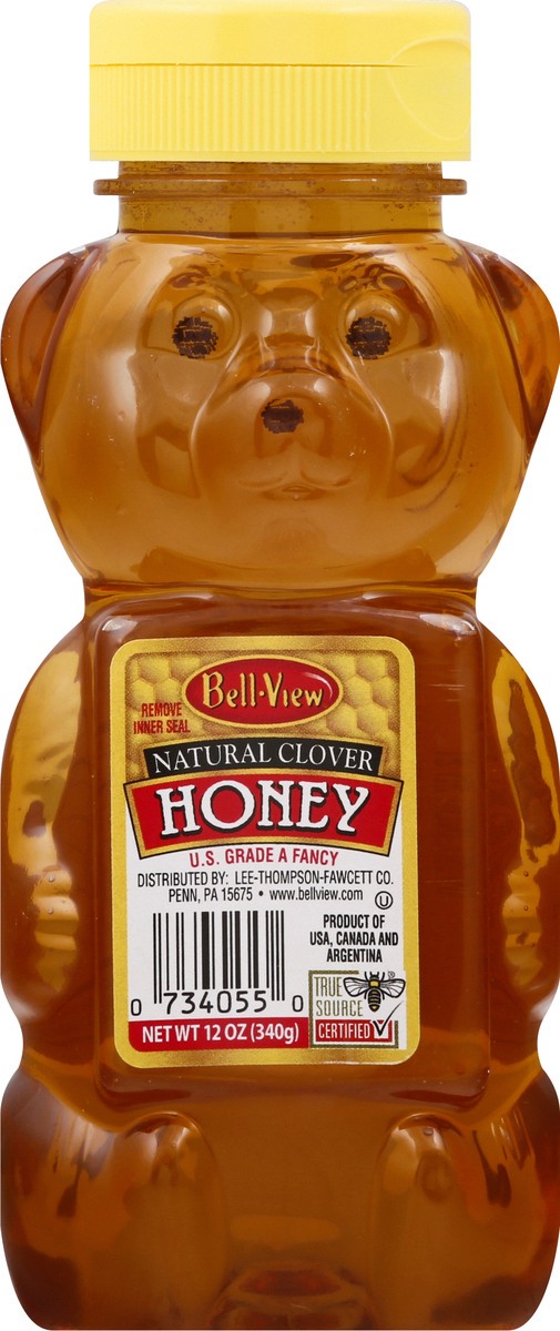 slide 2 of 12, Bell-View Natural Clover Honey 12 oz, 12 oz