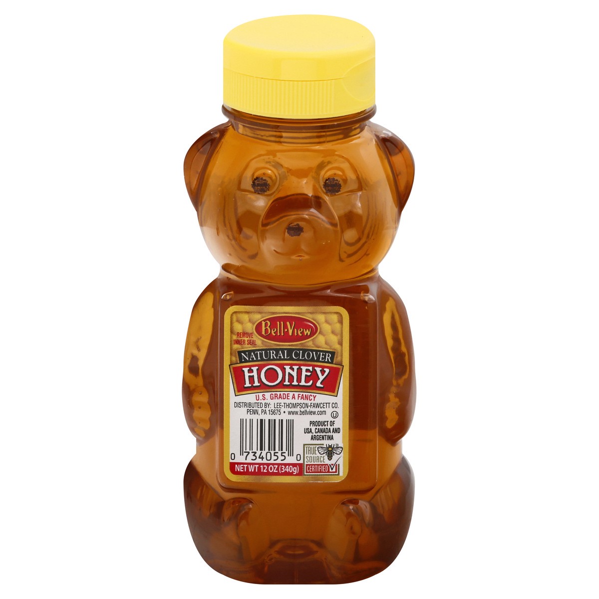slide 1 of 12, Bell-View Natural Clover Honey 12 oz, 12 oz
