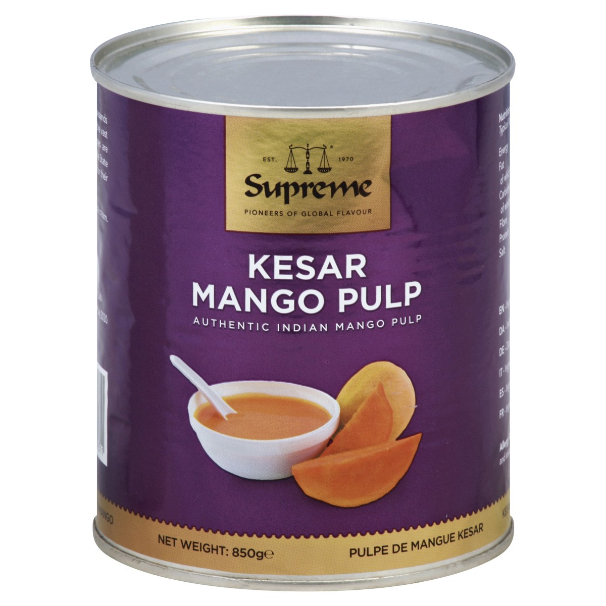 slide 2 of 3, Supreme Mango Pulp 850 g, 850 g