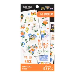Brea Reese Sticker Pack Love & Florals, 122 pcs