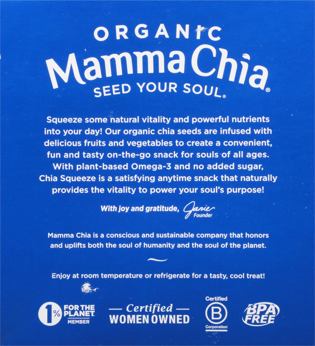 slide 6 of 9, Mama Chia Chia Squeeze Organic Wild Raspberry Vitality Snack 4 - 3.5 oz Pouches, 4 ct