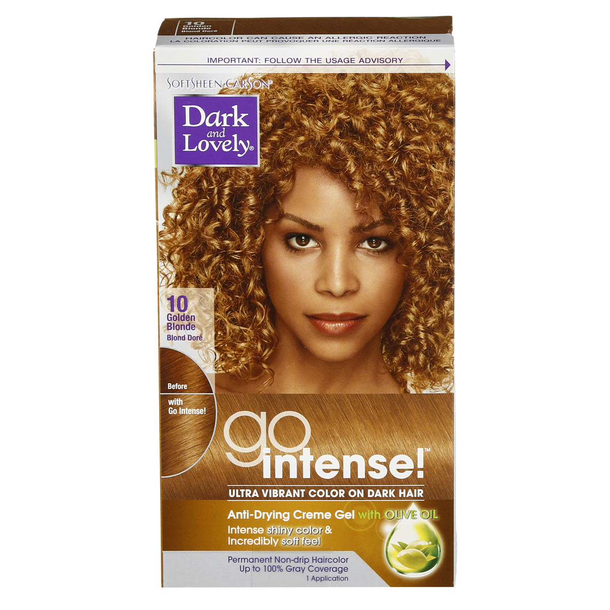 slide 1 of 4, Dark and Lovely Go Intense! for All Hair Types 1 Kit Box, 1 ct