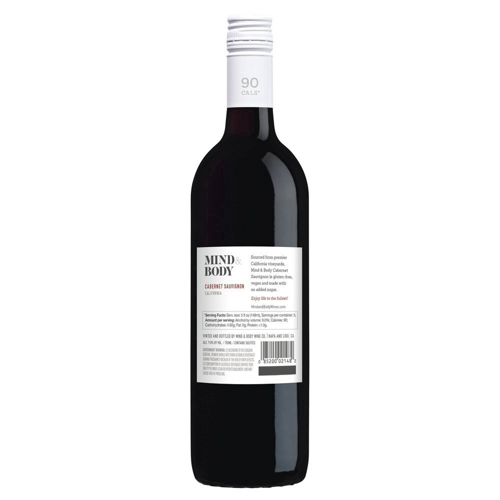 slide 2 of 9, Mind & Body Cabernet Sauvignon Red Wine - 750ml Bottle, 750 ml