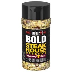 Weber BOLD Steakhouse Reserve Seasoning Blend, Steak Seasoning, 3.9 oz