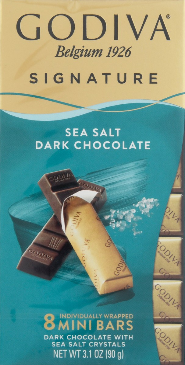 slide 3 of 13, Godiva Signature Mini Dark Sea Salt, 1 ct
