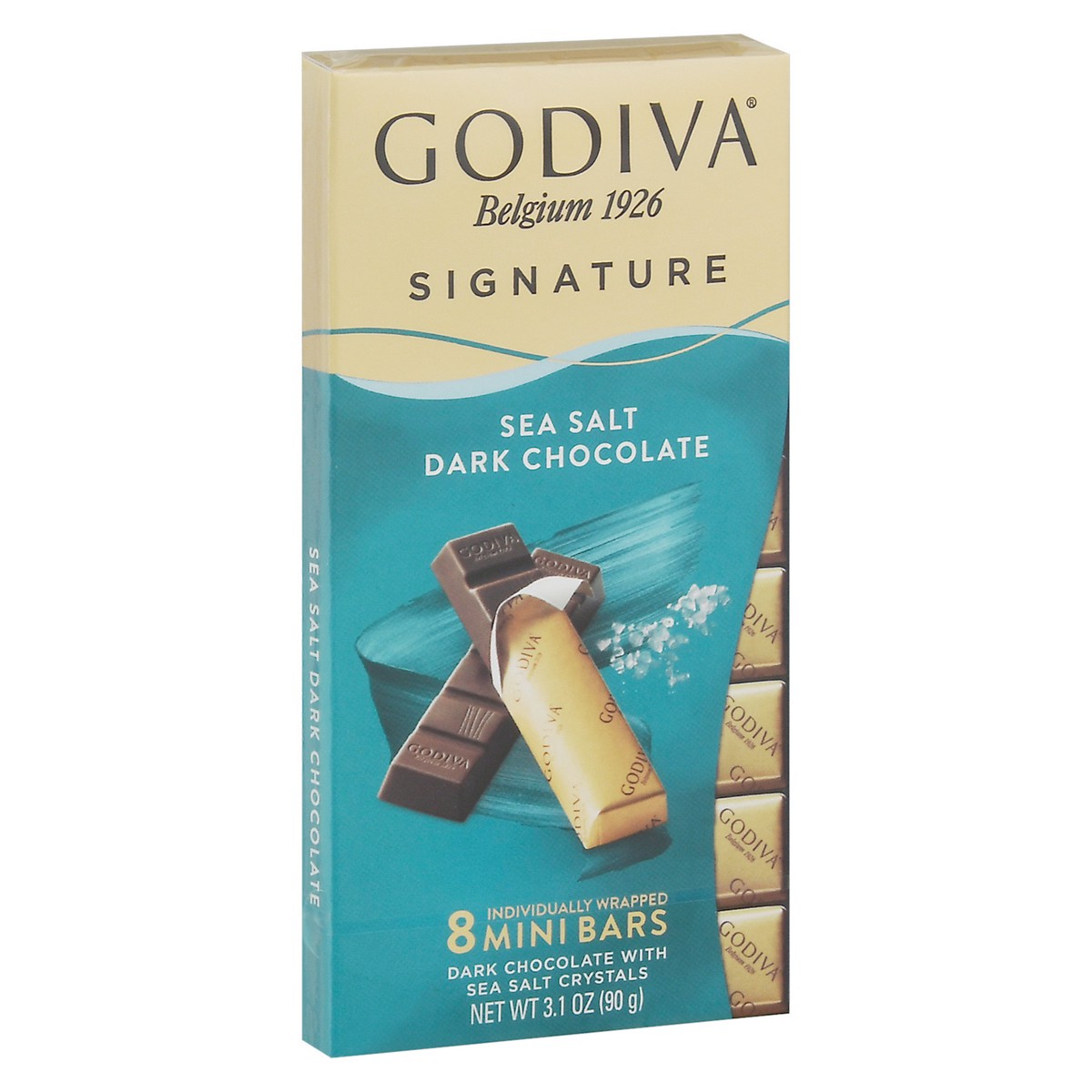 slide 8 of 13, Godiva Signature Mini Dark Sea Salt, 1 ct