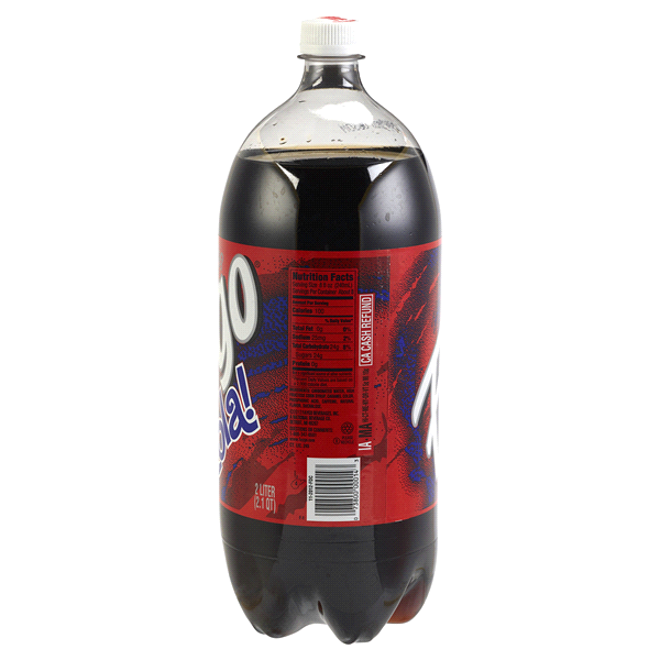 slide 4 of 5, Faygo Cola bottle, 67.6 oz