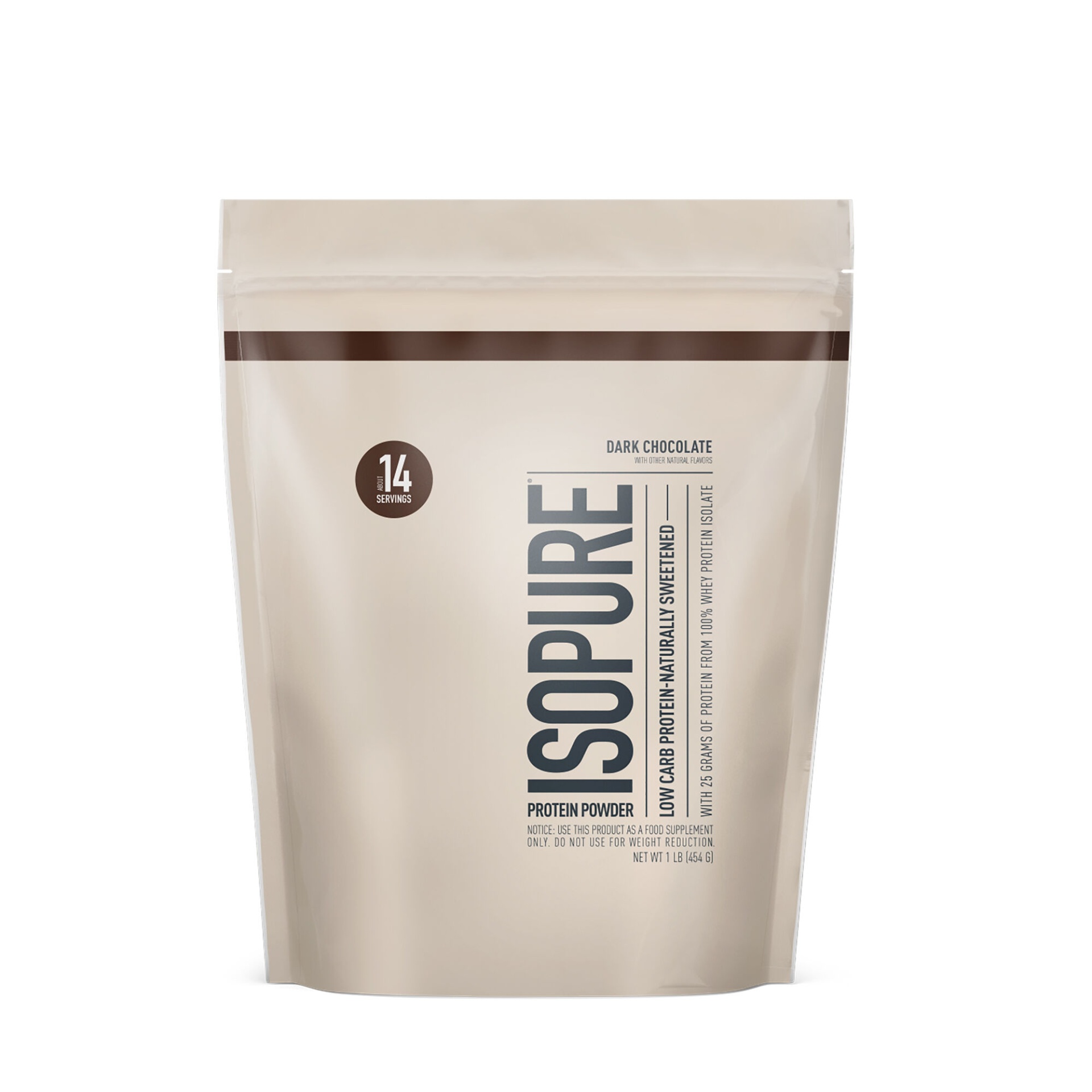 slide 1 of 1, Isopure Low Carb Protein Powder - Dark Chocolate, 1 ct