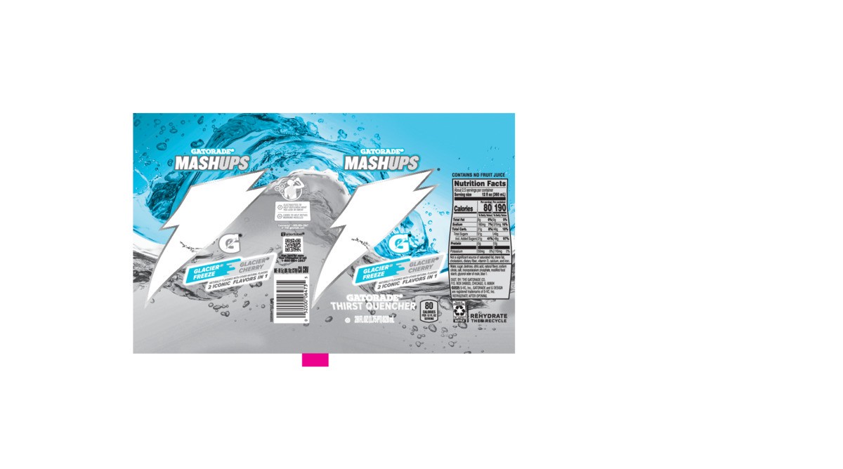 slide 7 of 7, Gatorade Thirst Quencher Glacier Freeze & Glacier Cherry 28 Fl Oz, 28 fl oz