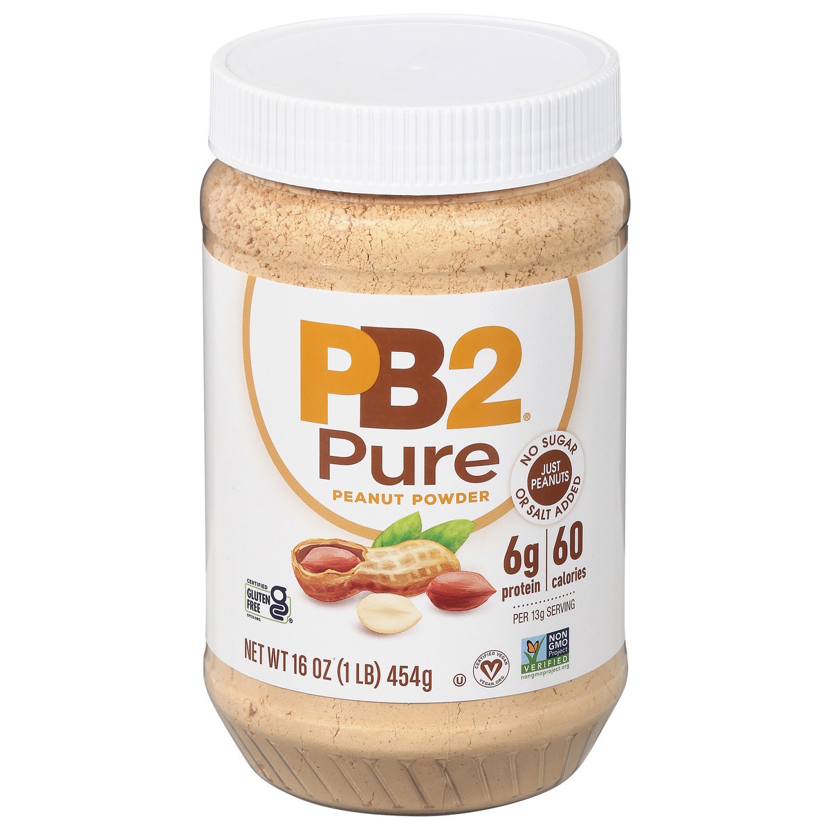 slide 1 of 15, PB2 Pure Peanut Powder 16 oz, 16 oz