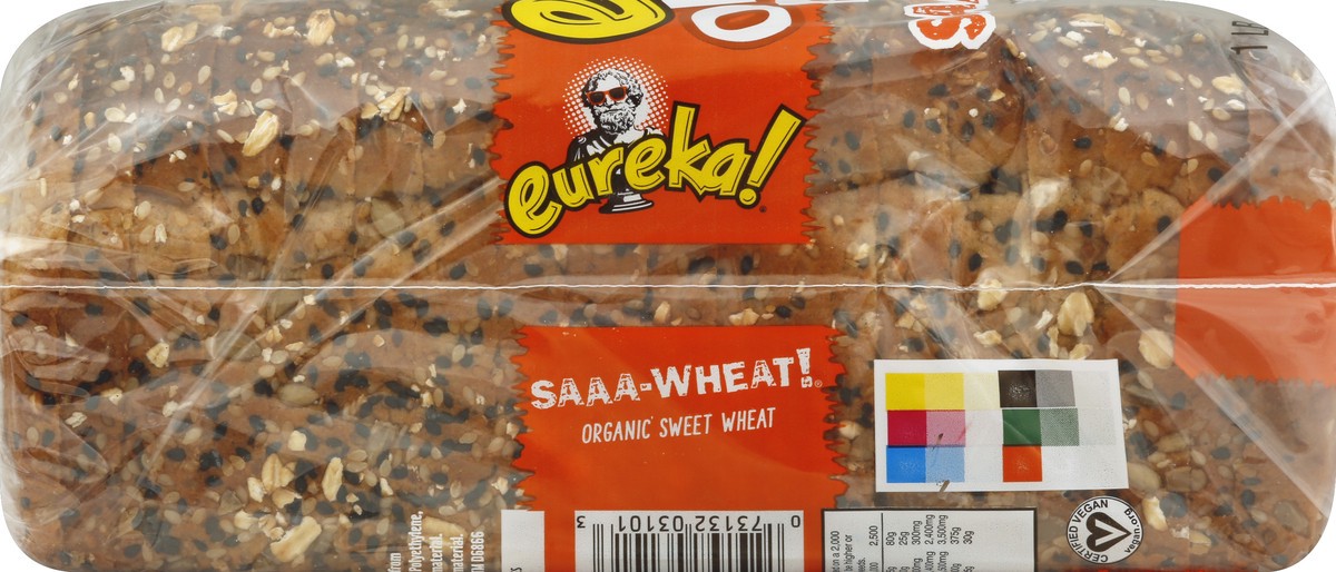 slide 3 of 5, Eureka! Baking Company Saaa-Wheat! Organic Bread, 18 oz