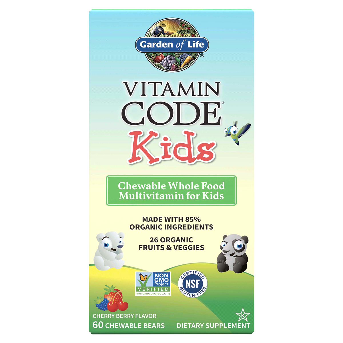 slide 1 of 5, Garden of Life Vitamin Code Kids Multivitamin, 60 ct